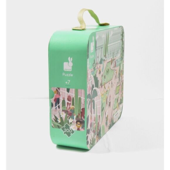 Janod 200 PC Botanical Garden Floor Puzzle Designed in France Ages 7+ Travels - Picture 3 of 5